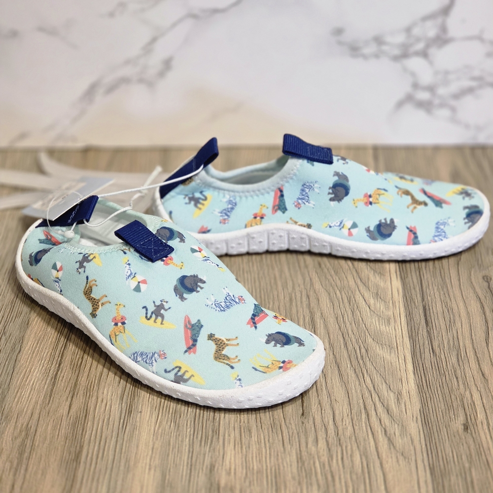 Cat & Jack Aqua Animal Pattern Water Shoes
